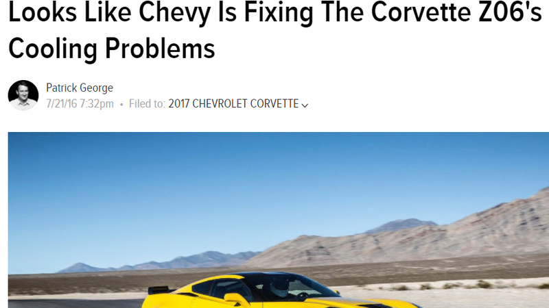 Illustration for article titled Unpopular Opinion: I'd Take A C6 ZR1 Over A C7 Z06